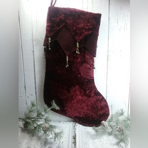 Vintage Victorian Style Christmas Stocking